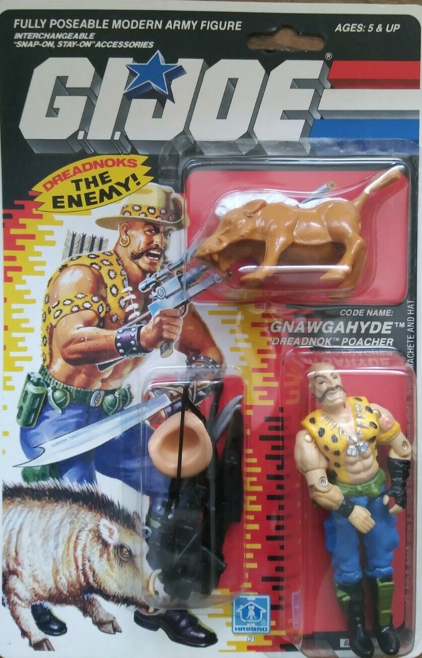 GI Joe 1988 Gnawgahyde Dreadnok Action Figure